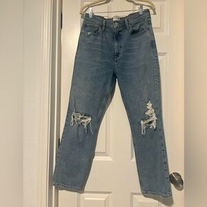 AGOLDE- Women's Wilder Mid-Rise Straight Jean